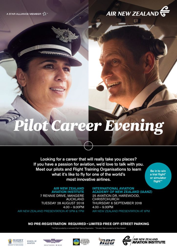 Air Nz Pilot Career Evening