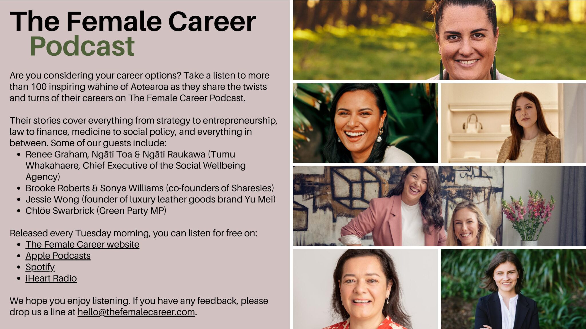 The Female Career Podcast Careers